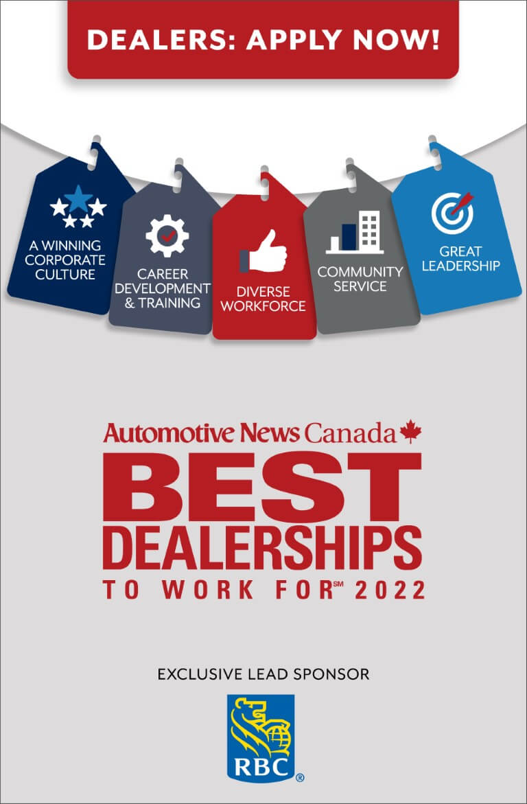 Automotive News Canada, Best Dealerships To Work For In Canada Logo
