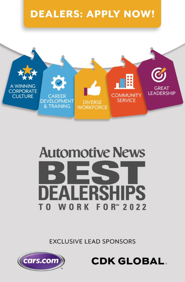 Best Dealerships to Work For Logo