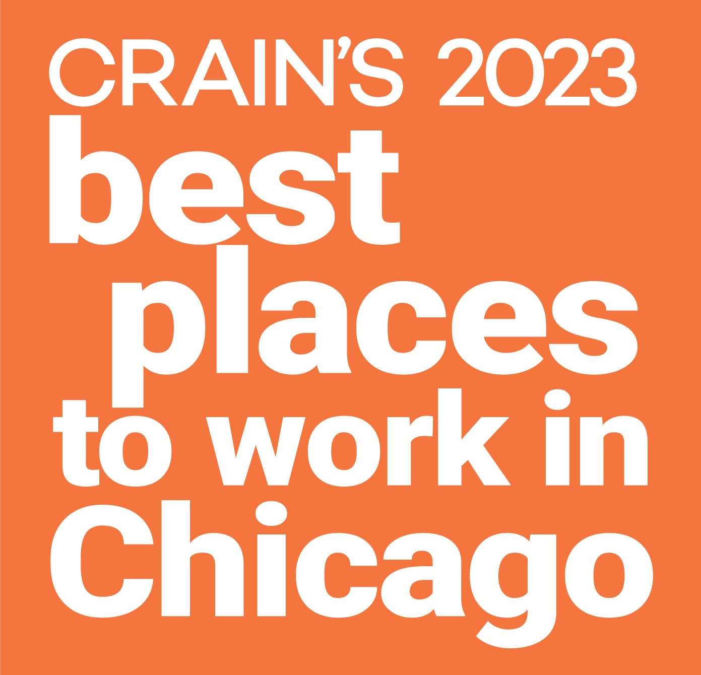 Best Places to Work in Chicago Logo
