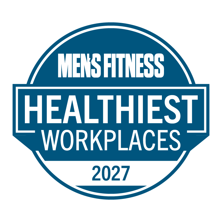Men’s Fitness Healthiest Workplaces Logo